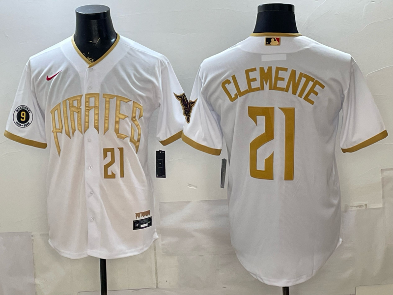 Men Pittsburgh Pirates #21 Clemente white Game 2026 Nike MLB Jersey 051902